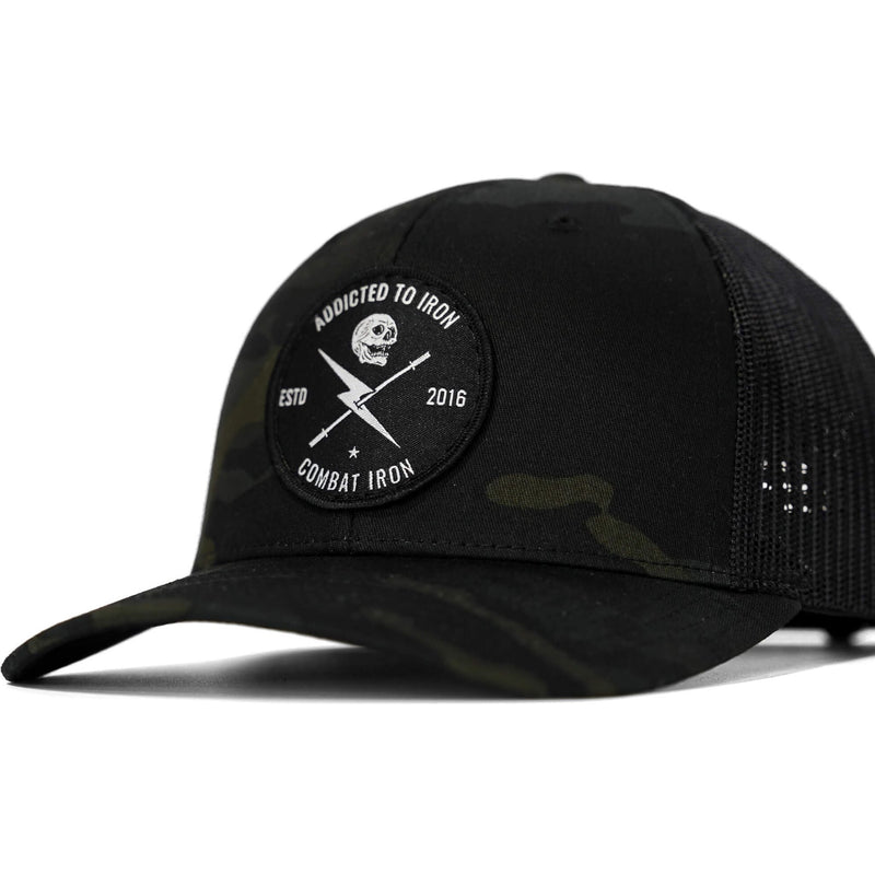 Load image into Gallery viewer, Addicted To Iron Patch Snapback Hat
