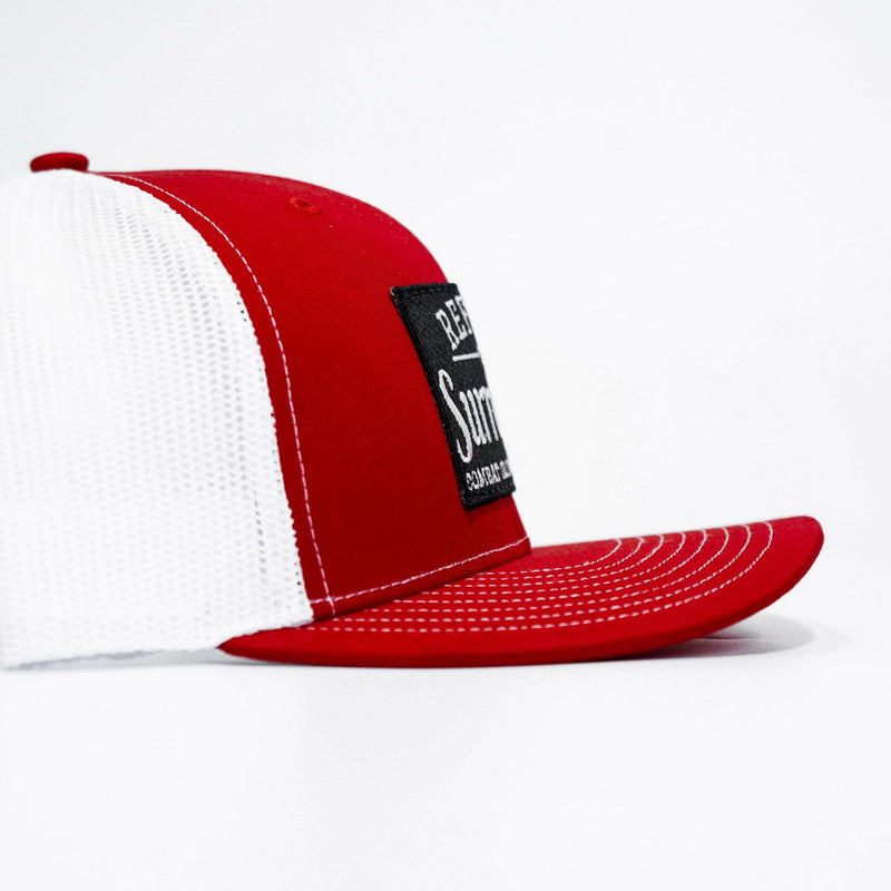 Load image into Gallery viewer, Refuse To Surrender B/W Patch Snapback Hat
