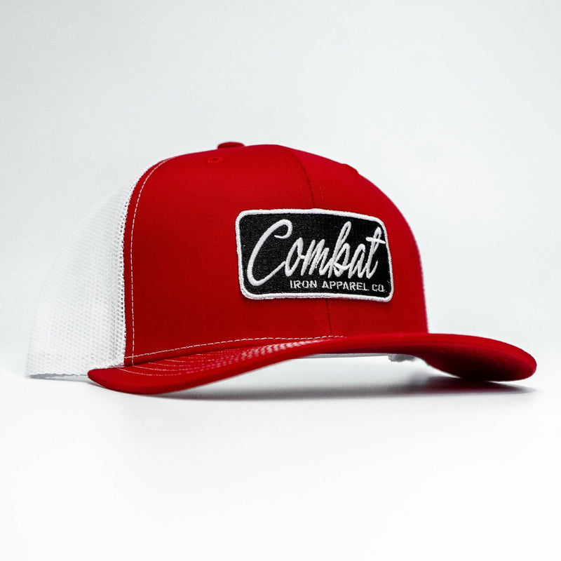 Load image into Gallery viewer, Combat Script Patch Mid-Profile Mesh Snapback Hat
