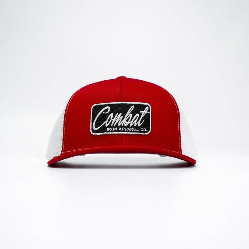 Load image into Gallery viewer, Combat Script Patch Mid-Profile Mesh Snapback Hat
