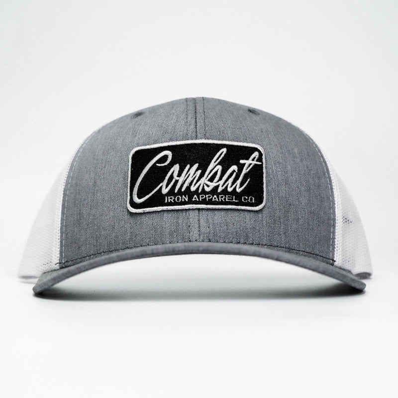 Load image into Gallery viewer, Combat Script Patch Mid-Profile Mesh Snapback Hat
