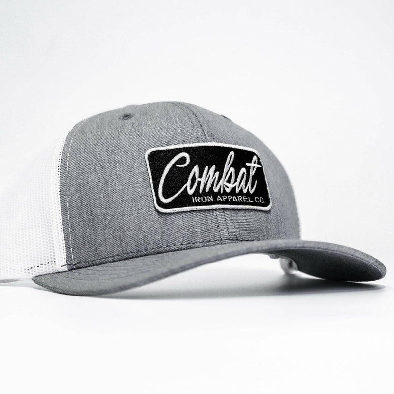 Load image into Gallery viewer, Combat Script Patch Mid-Profile Mesh Snapback Hat
