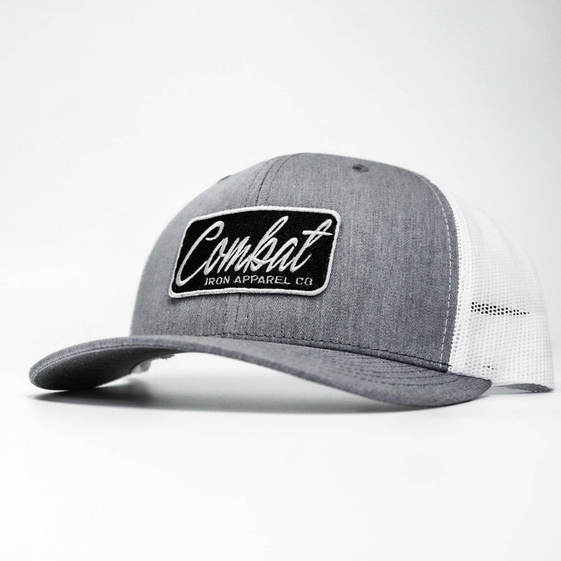 Load image into Gallery viewer, Combat Script Patch Mid-Profile Mesh Snapback Hat
