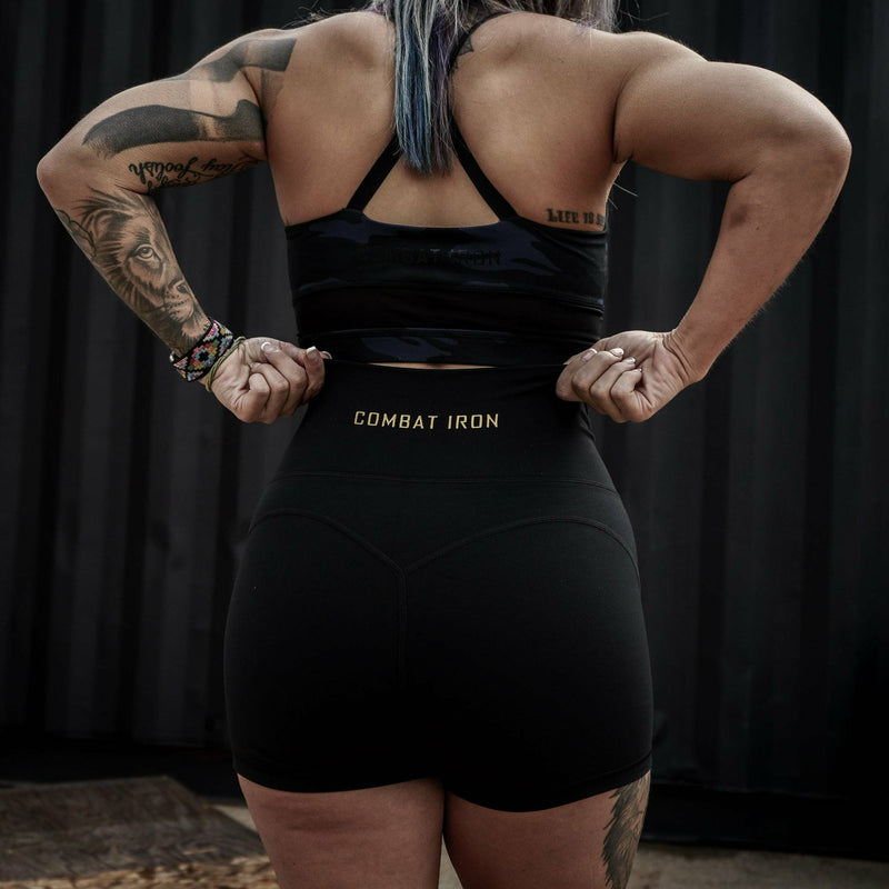 Load image into Gallery viewer, LADIES LUXE HIGH WAISTED SHORTS
