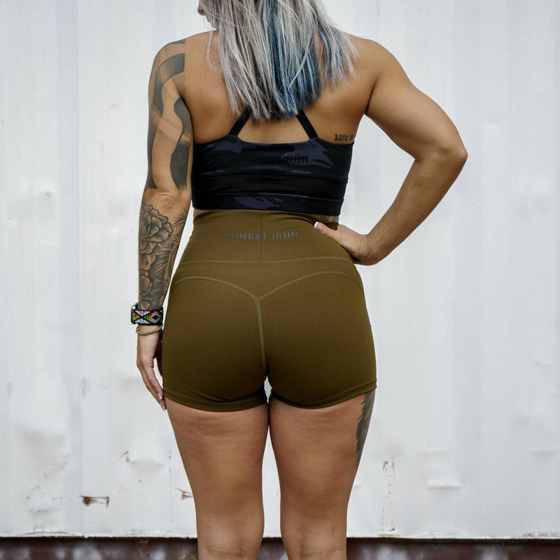 Load image into Gallery viewer, LADIES LUXE HIGH WAISTED SHORTS
