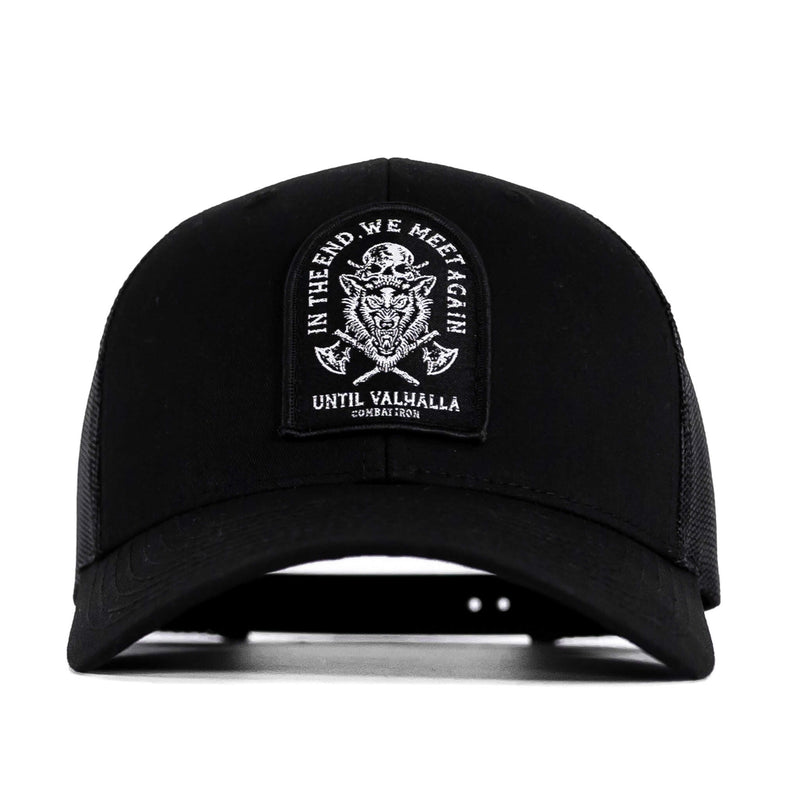Load image into Gallery viewer, In The End, We Meet Again - Until Valhalla Patch Snapback Hat
