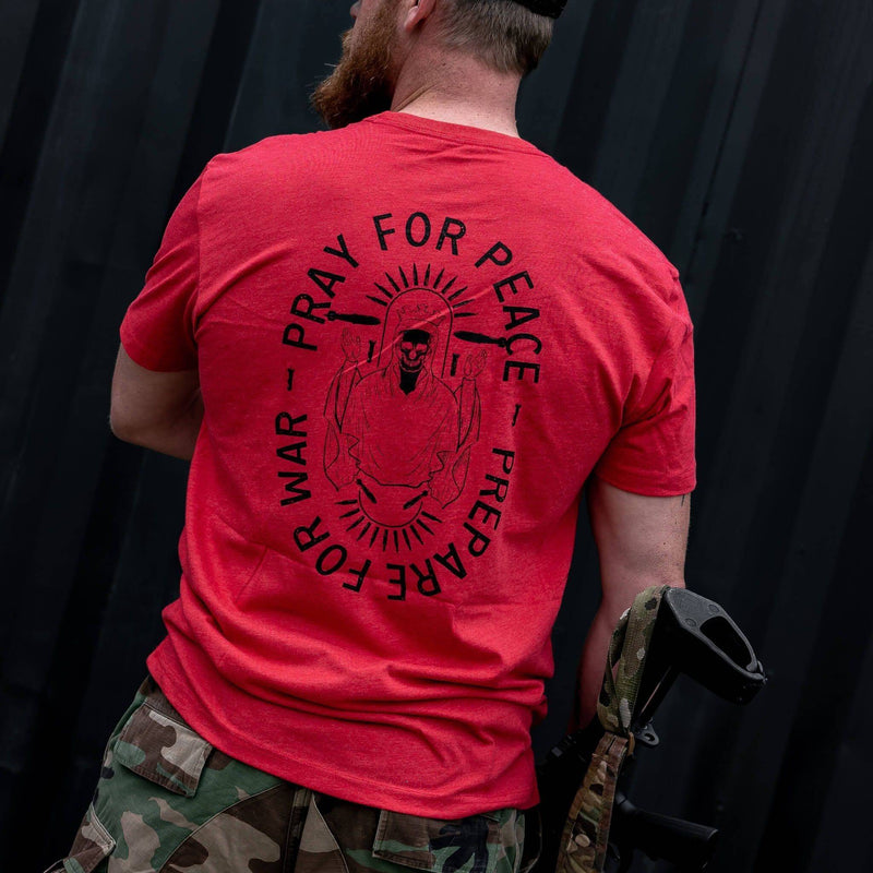 Load image into Gallery viewer, Pray For Peace. Prepare For War. Men&#39;s T-Shirt
