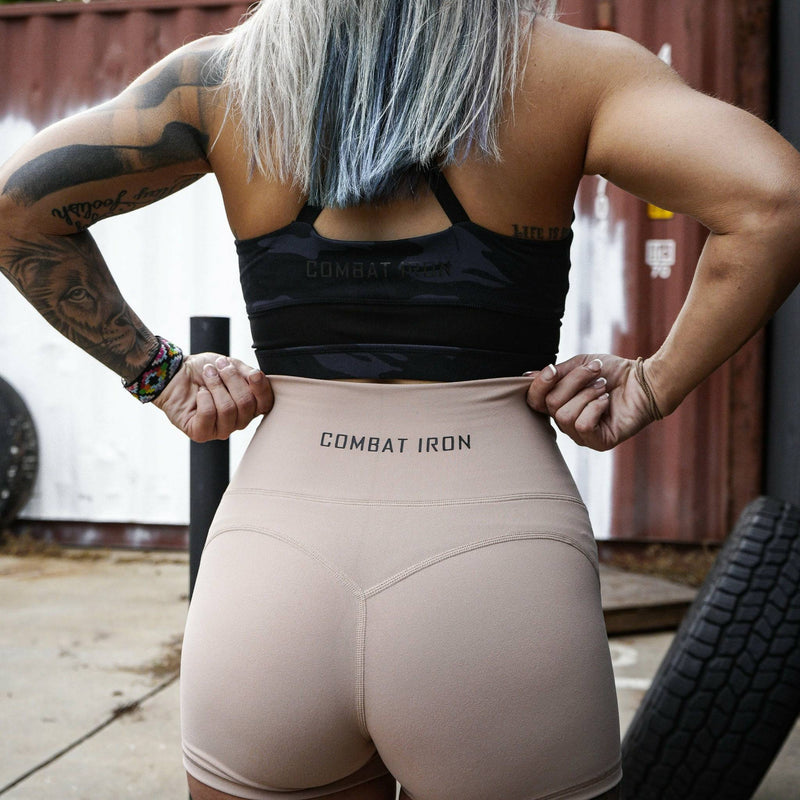 Load image into Gallery viewer, LADIES LUXE HIGH WAISTED SHORTS
