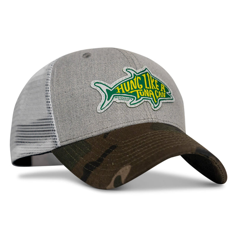 Load image into Gallery viewer, Hung Like A Tuna Can Snapback Hat
