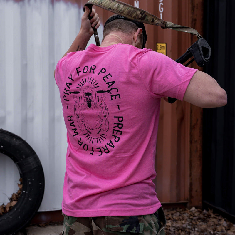 Load image into Gallery viewer, Pray For Peace. Prepare For War. Men&#39;s T-Shirt
