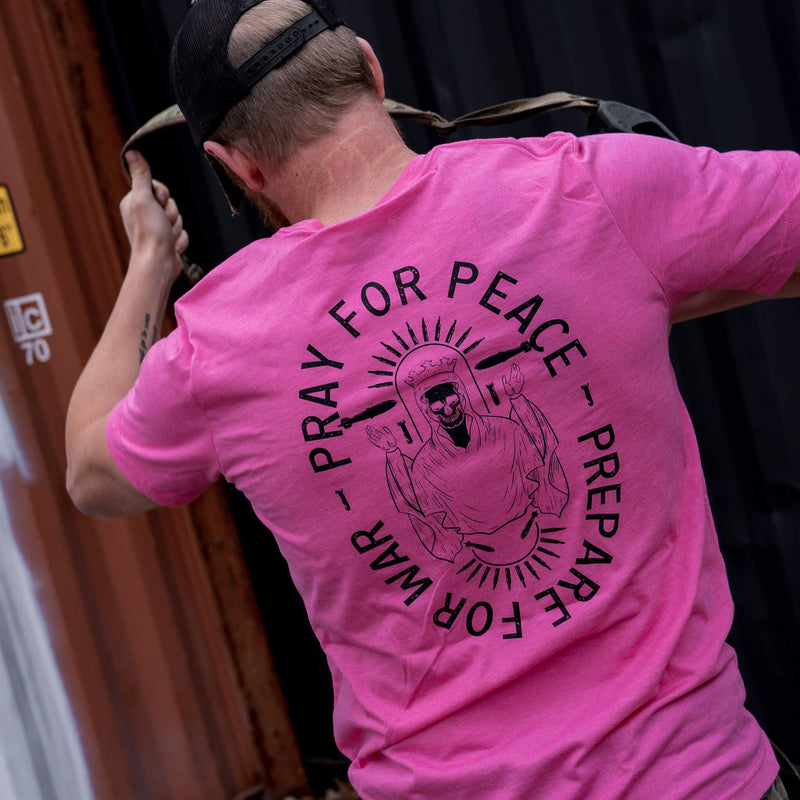 Load image into Gallery viewer, Pray For Peace. Prepare For War. Men&#39;s T-Shirt
