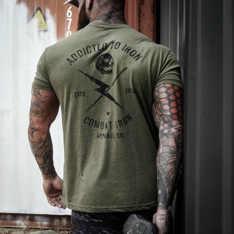 Load image into Gallery viewer, Addicted to Iron V3 Training Men&#39;s T-Shirt
