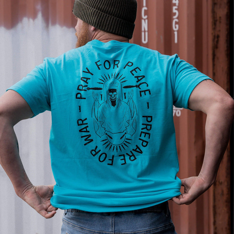 Load image into Gallery viewer, Pray For Peace. Prepare For War. Men&#39;s T-Shirt
