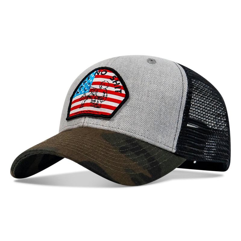 Load image into Gallery viewer, Take No Shit American Flag Patch SnapBack
