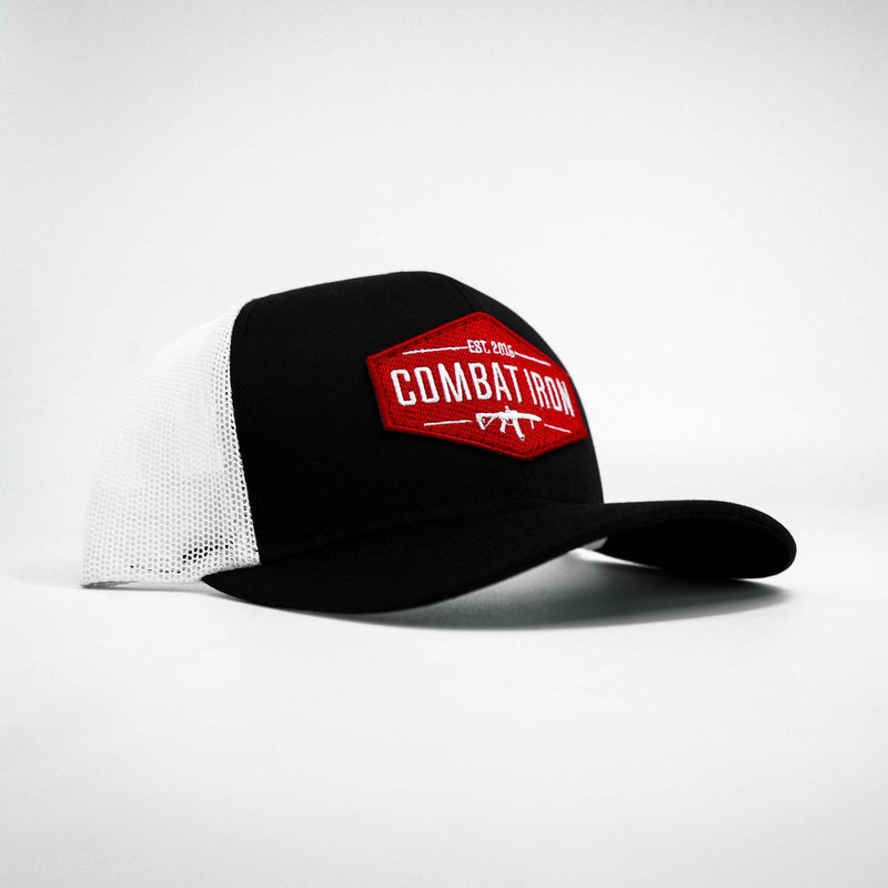 Load image into Gallery viewer, Original AR Red Patch Mid-Profile Mesh Snapback Hat
