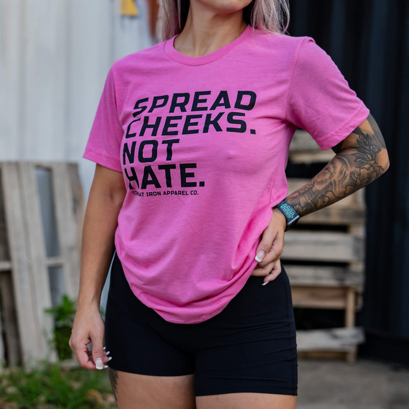 Load image into Gallery viewer, Spread Cheeks. Not Hate. Men's T-Shirt
