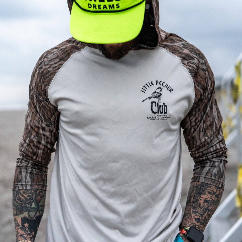 Load image into Gallery viewer, LITTLE PECKER CLUB OUTDOORS LONG SLEEVE + HOOD
