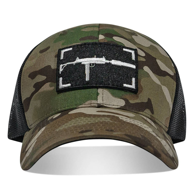 Load image into Gallery viewer, UZI PATCH MESH SNAPBACK HAT
