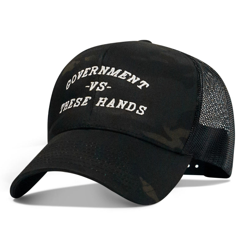 Load image into Gallery viewer, Government -vs- These Hands SnapBack Hat
