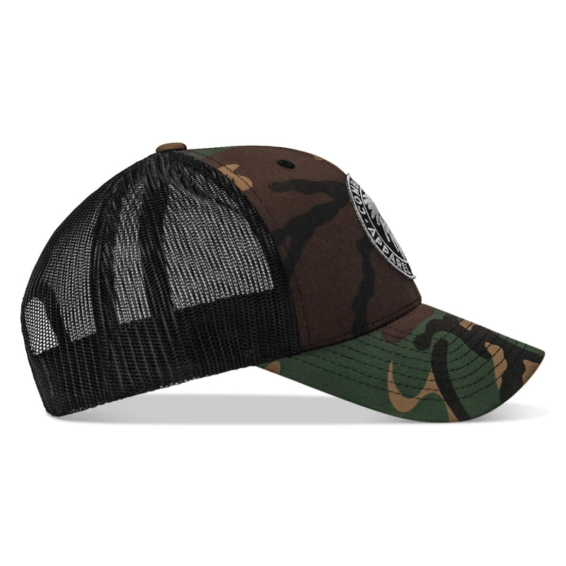 Load image into Gallery viewer, Indian Chief Skull Patch Snapback
