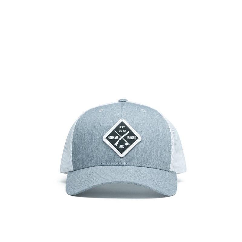 Load image into Gallery viewer, Shotgun &amp; Fly Rod Patch Hat
