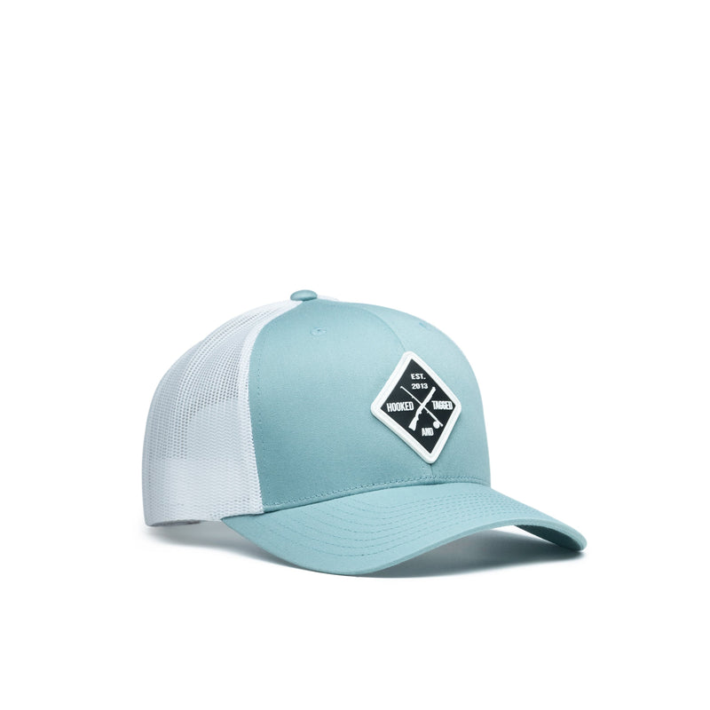 Load image into Gallery viewer, Shotgun &amp; Fly Rod Patch Hat
