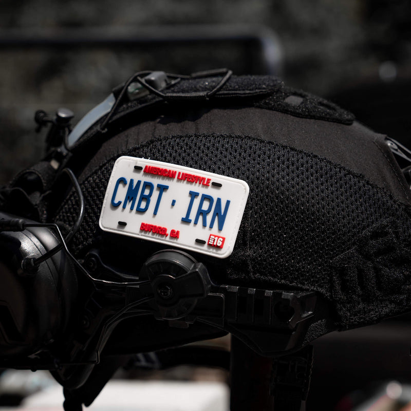 Load image into Gallery viewer, CMBTIRN AMERICAN LIFESTYLE LICENSE PLATE 3D PVC PATCH
