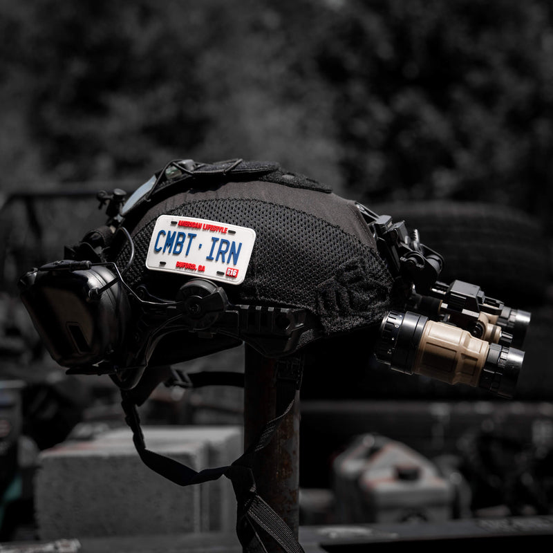 Load image into Gallery viewer, CMBTIRN AMERICAN LIFESTYLE LICENSE PLATE 3D PVC PATCH
