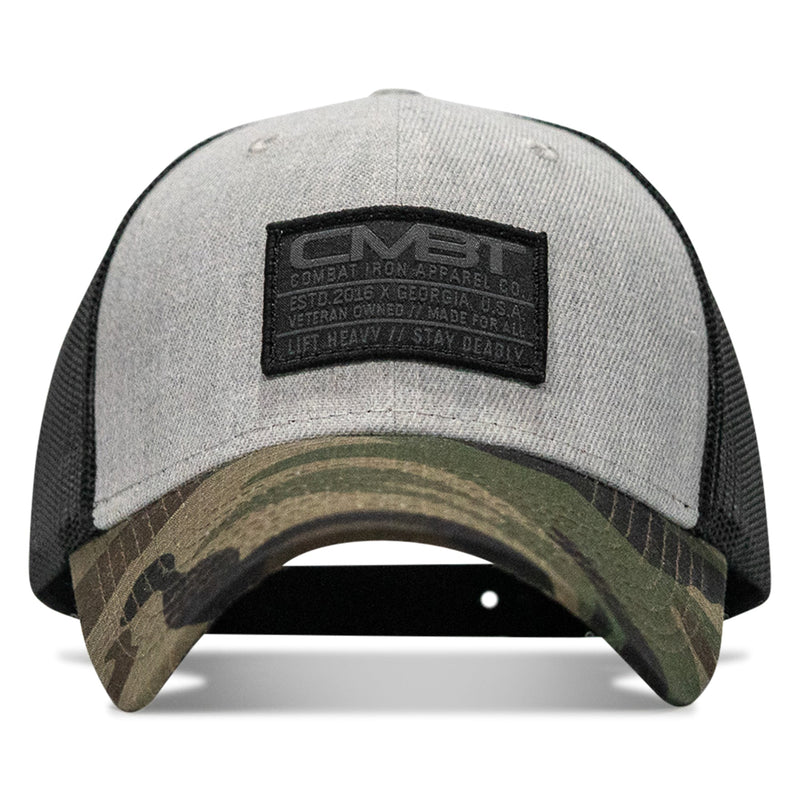 Load image into Gallery viewer, Branded CMBT Subdued Labeled Snapback Hat
