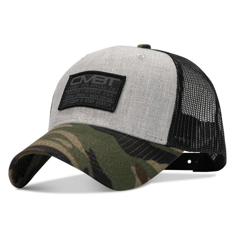 Load image into Gallery viewer, Branded CMBT Subdued Labeled Snapback Hat
