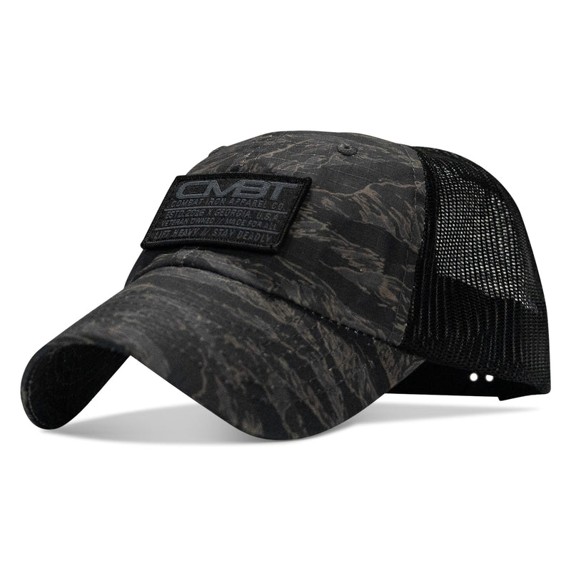 Load image into Gallery viewer, Original Subdued CMBT  Patch Tactical Ripstop Mesh Snapback Hat
