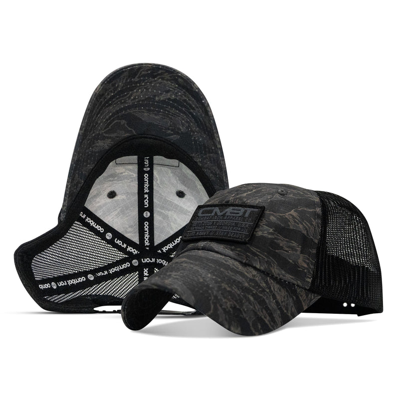 Load image into Gallery viewer, Original Subdued CMBT  Patch Tactical Ripstop Mesh Snapback Hat
