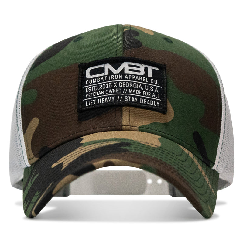Load image into Gallery viewer, Branded CMBT Subdued Labeled Snapback Hat
