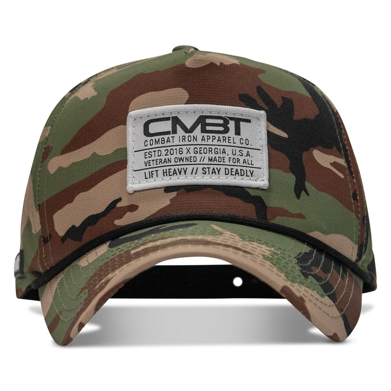 Load image into Gallery viewer, Original CMBT White Patch Weekender Snapback
