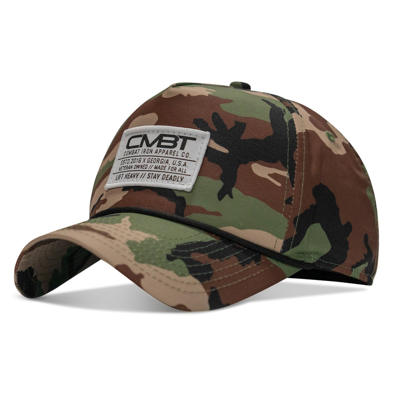Load image into Gallery viewer, Original CMBT White Patch Weekender Snapback
