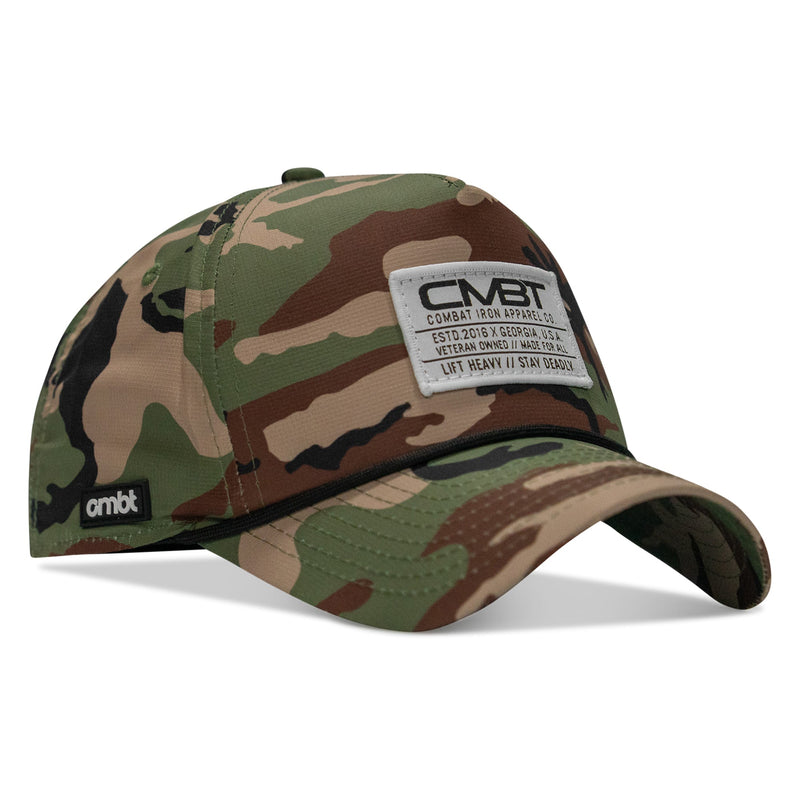 Load image into Gallery viewer, Original CMBT White Patch Weekender Snapback
