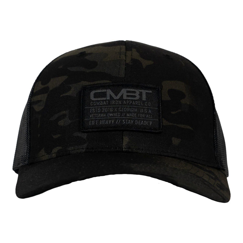 Load image into Gallery viewer, Branded CMBT Subdued Labeled Snapback Hat
