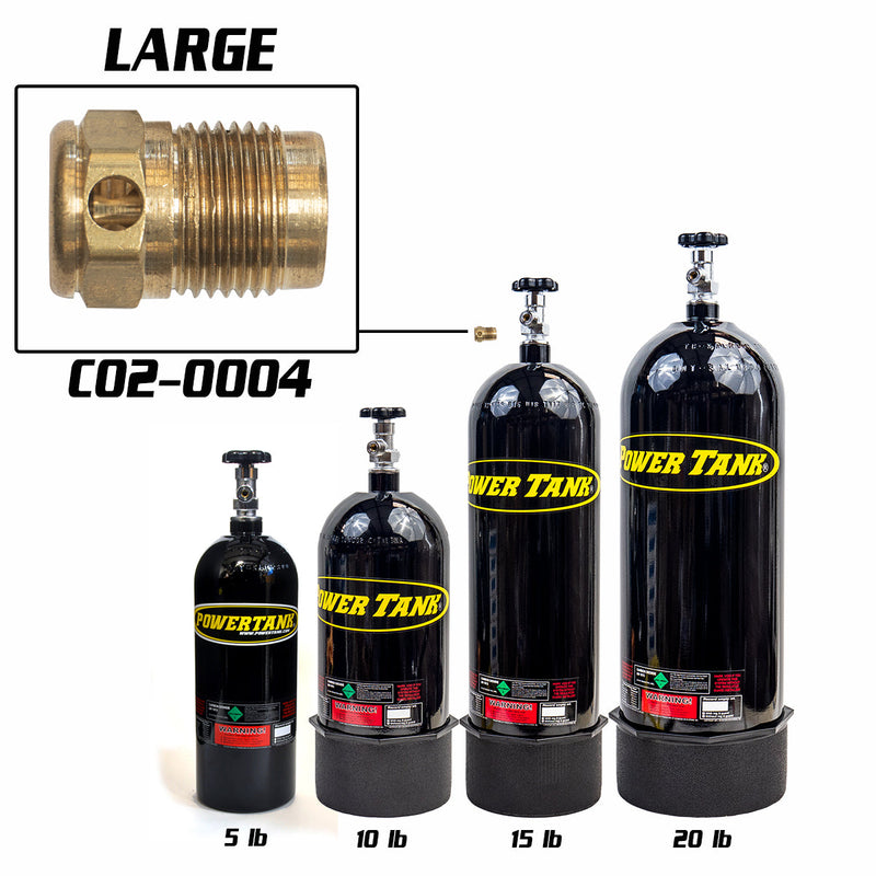 Load image into Gallery viewer, Blow Off Caps for CO2 Bottles Power Tank
