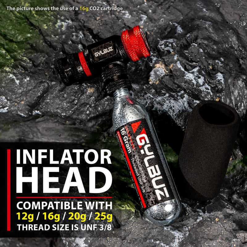 Load image into Gallery viewer, CO2 Inflator Set (with 6×16g Cartridges)
