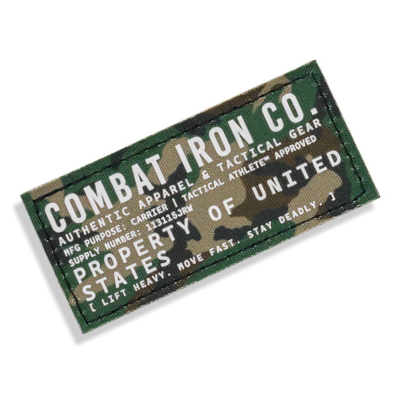 Load image into Gallery viewer, Combat Iron Co. Authentic Brand Velcro Patch
