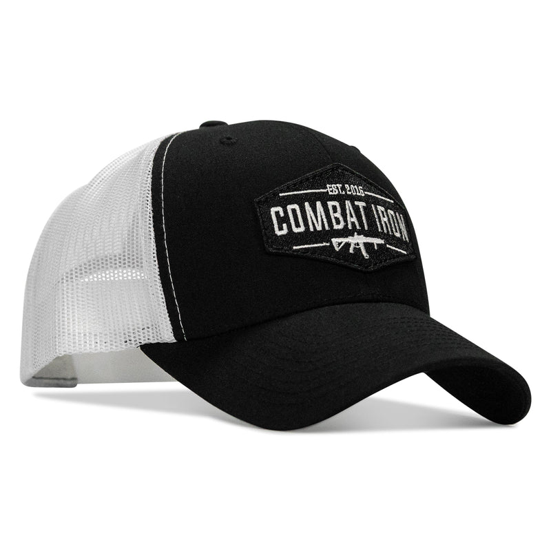 Load image into Gallery viewer, Original AR Black Patch Snapback Hat
