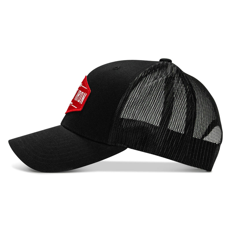 Load image into Gallery viewer, Original AR Red Patch Mid-Profile Mesh Snapback Hat
