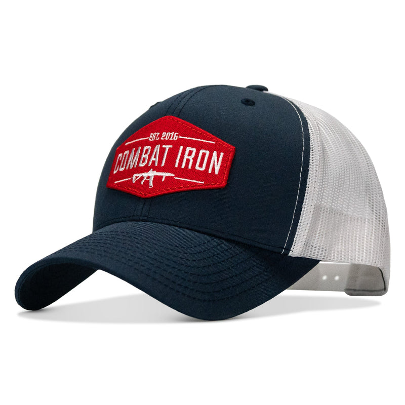 Load image into Gallery viewer, Original AR Red Patch Mid-Profile Mesh Snapback Hat
