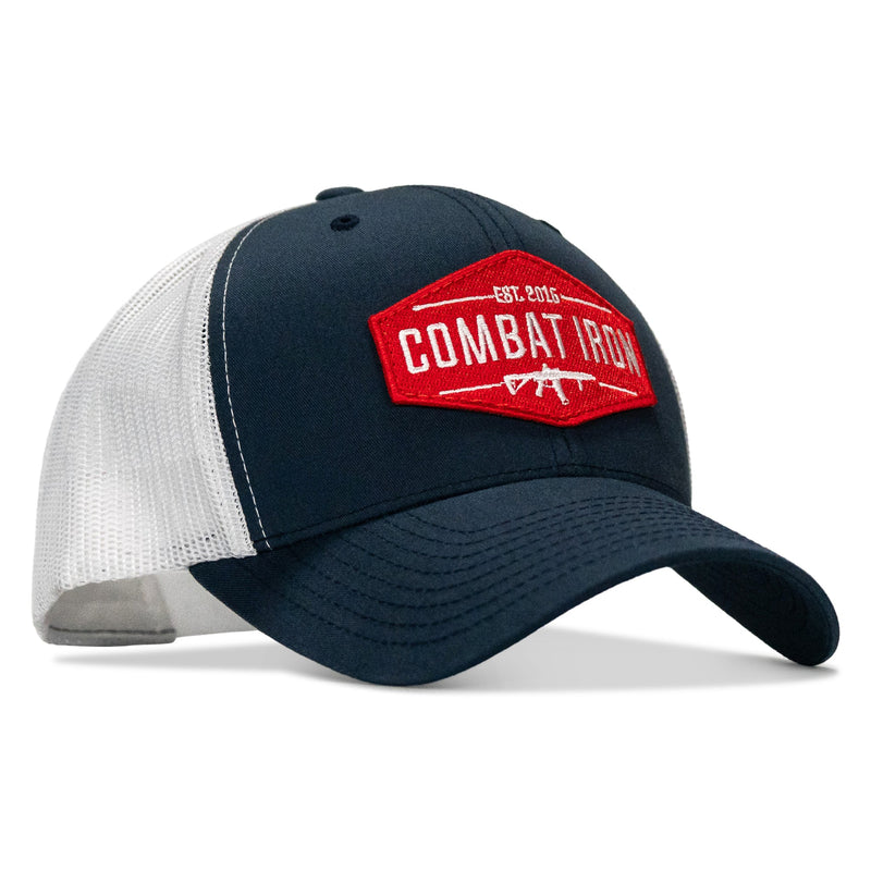 Load image into Gallery viewer, Original AR Red Patch Mid-Profile Mesh Snapback Hat
