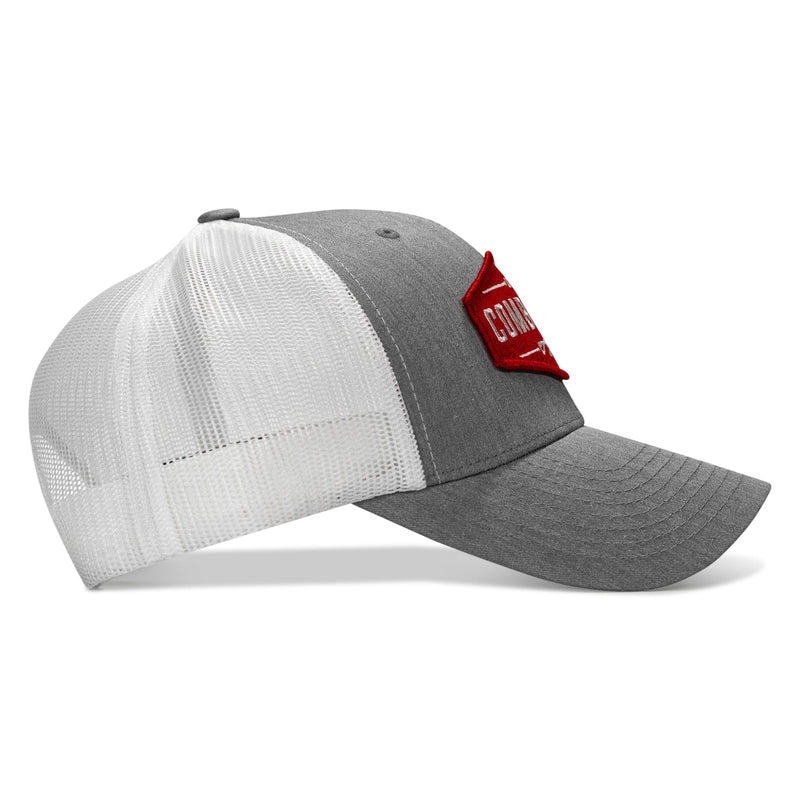 Load image into Gallery viewer, Original AR Red Patch Mid-Profile Mesh Snapback Hat
