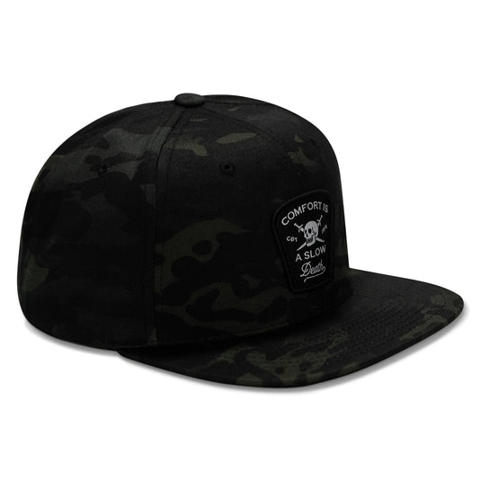 Comfort Is A Slow Death Patch Flatbill Snapback Hat