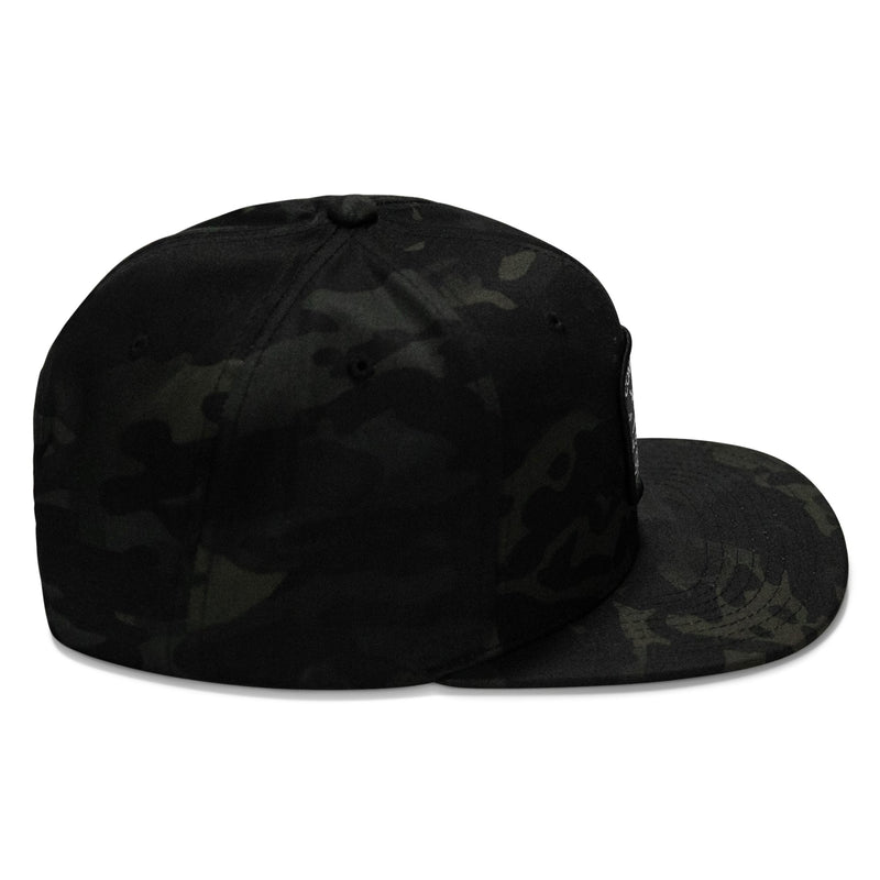 Load image into Gallery viewer, Comfort Is A Slow Death Patch Flatbill Snapback Hat
