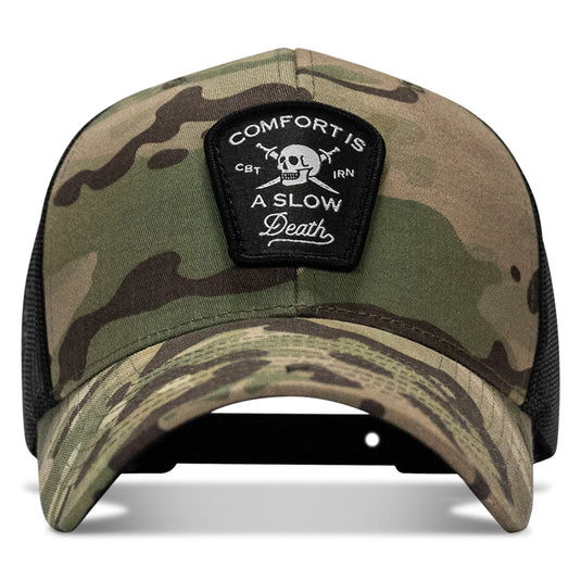 Comfort Is A Slow Death Patch Snapback Hat