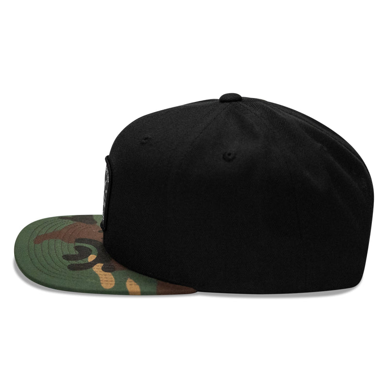 Load image into Gallery viewer, Comfort Is A Slow Death Patch Flatbill Snapback Hat
