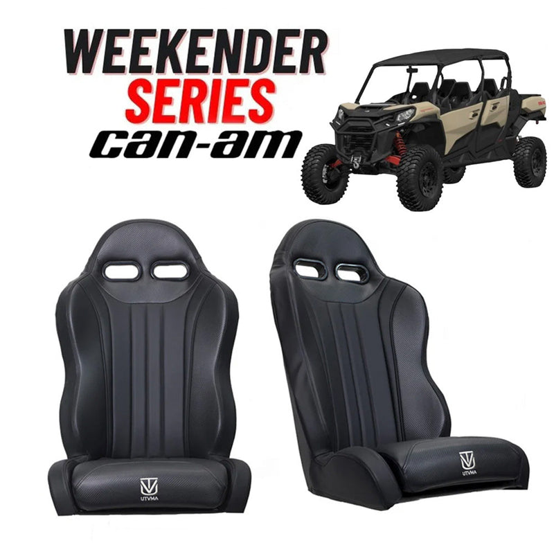 Load image into Gallery viewer, &quot;Weekender&quot; Series Pair of Front Suspension Bucket Seats Commander MAX (2021-2025)
